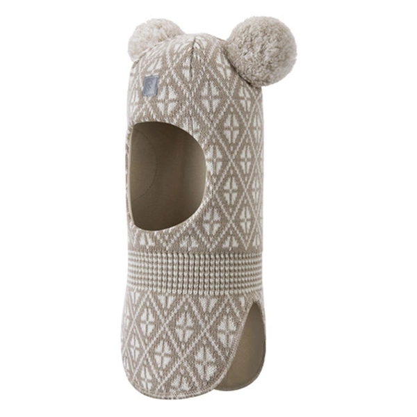 Reima kids' wool balaclava Kuuraan beige 5300214B