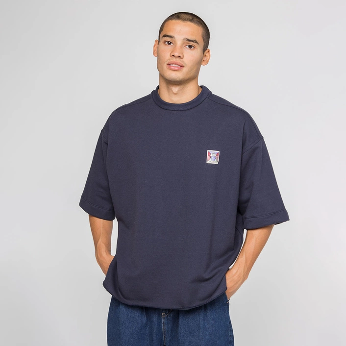 Kaotiko M/C BULAN SWEATSHIRT NAVY BLUE