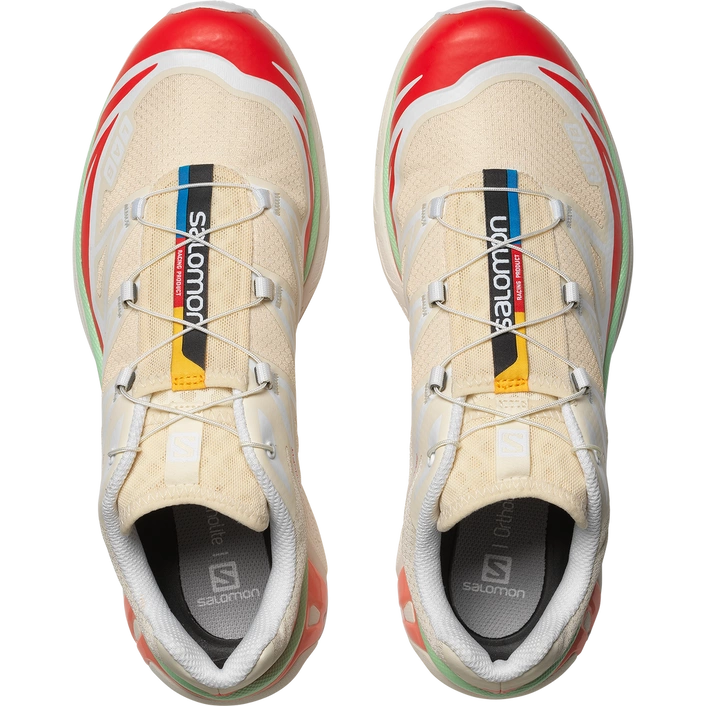 Salomon XT-6 XT-6 Shortbread/Poppy Red/Green Ash