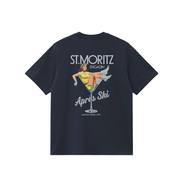 Kaotiko Snow Cocktail T-shirt AT026-01-G002