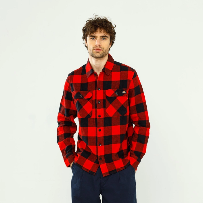 Dickies NEW SACRAMENTO SHIRT RED