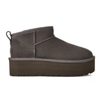 UGG W Classic Ultra Mini Platform Charcoal 1135092-SAN