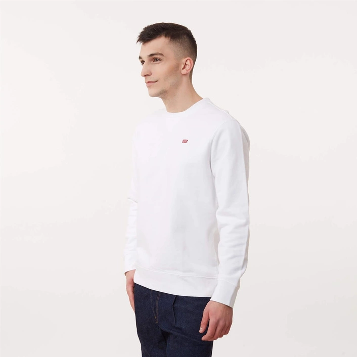 Levi's ORIGINAL CREW SWEATSHIRT WHITE