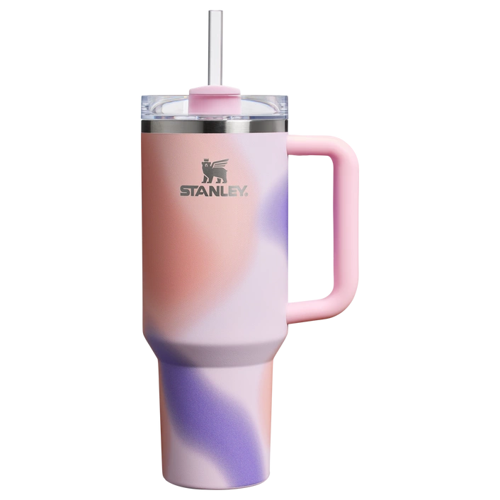 Stanley Insulated Tumbler Quencher 1.18L Rose Petal Motion - Summer Limited Editiom