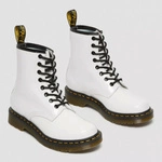 Dr. Martens women's boots 1460 Patent Lamper patent leather white 11821104