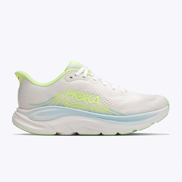 HOKA Clifton 11 Women's Running Shoes Frost/Neon Yuzu