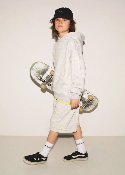 Coalition CLTN K HOODIE Kids' hoodie – light grey marl