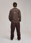 Coalition CLTN LG BACK Men's long-sleeve T-shirt – chocolate