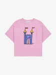 BOBO CHOSES FARAWAY CASTLE SLEEVE T-SHIRT