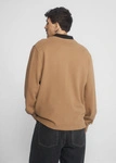 Coalition CLTN SK8 LG POLO Men's Long Sleeve Polo Shirt – camel