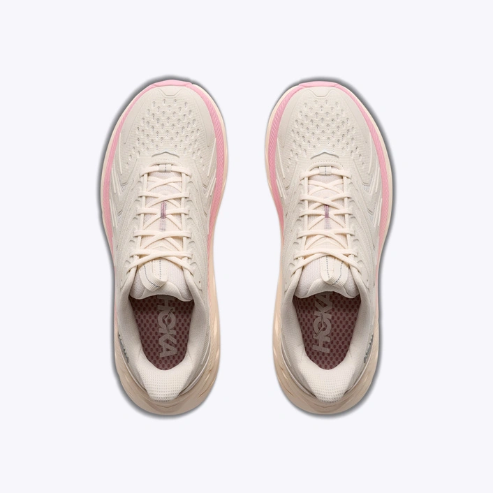 HOKA Clifton UTL Women's Sneakers Alabaster/Dewy Pink