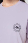 Kaotiko Mauve Liberty Washed T-shirt