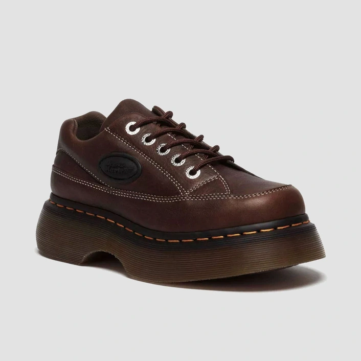 Dr. Martens women's shoes Buzz 5-Eye Grizzly dark brown 41129200