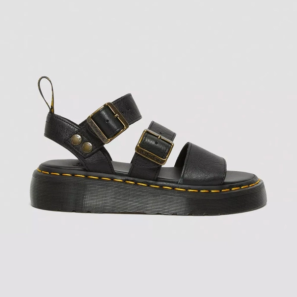 Dr. Martens Platform Sandals Gryphon Quad Women's Black 25720001