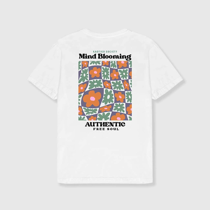 Kaotiko Washed Blooming T-Shirts