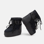 MOON BOOT ICON LOW QUILT BLACK BOOTS
