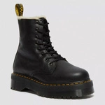Dr. Martens fur-lined platform boots Jadon Pisa black 25637001