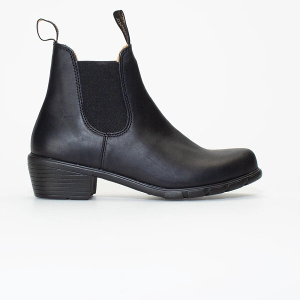 Blundstone 1671 Black Heeled Ankle Boots