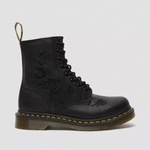Dr. Martens boots 1460 Vonda Mono Floral with embroidery black 24985001