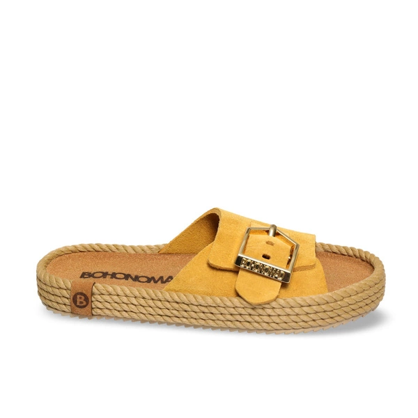 Bohonomad Corsica Slipper - Mustard