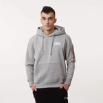 Alpha Industries Back Print Hoody Neon Print GREY
