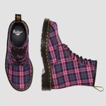 Dr. Martens women's boots 1460 Tartan purple-pink 41969650