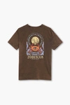 Kaotiko Brown Zodiacus Washed T-shirt