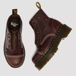 Dr. Martens women's platform boots Sinclair Flower Grizzly dark brown 42818200