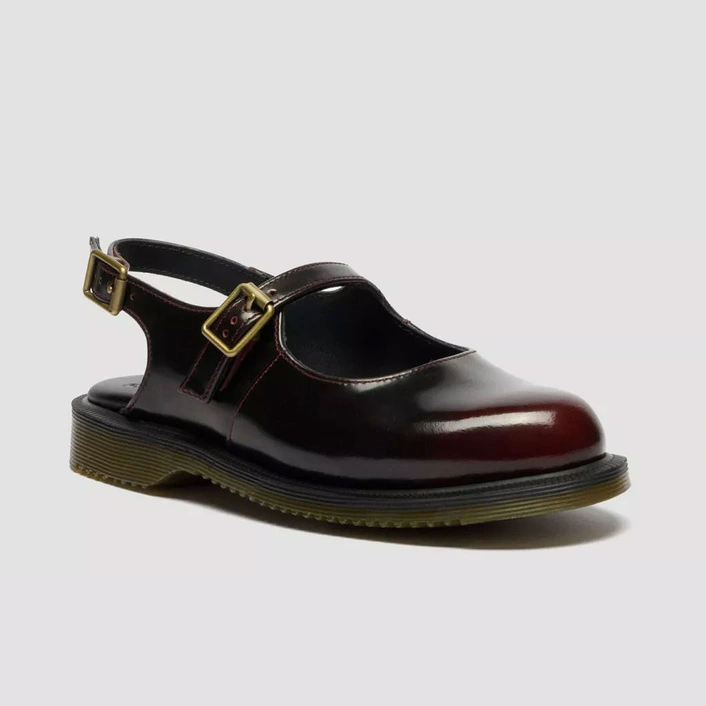 Dr. Martens Mary Jane Shoes Madaline Arcadia Women's Cherry Red 42133600