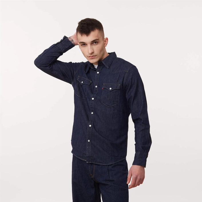 Levi's BARSTOW WESTERN STANDARD SHIRT RINSE BLUE