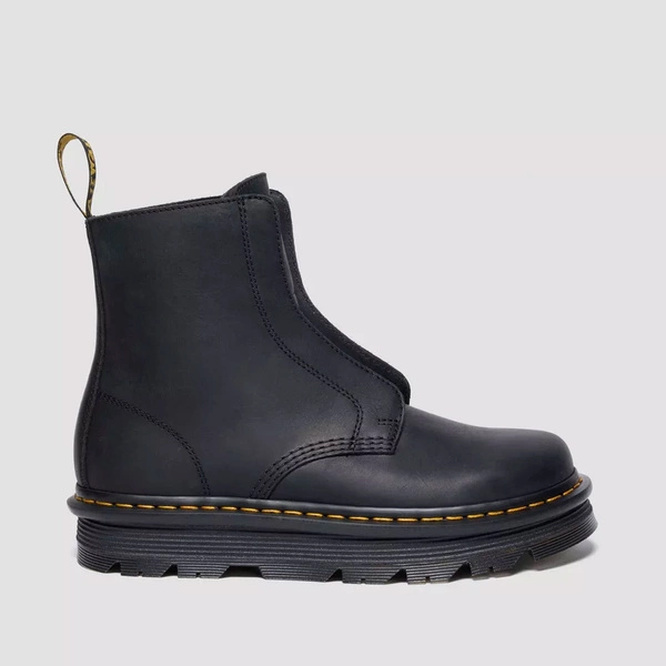 Dr. Martens women's slip-on boots Zebzag Laceless Wyoming black 42653001