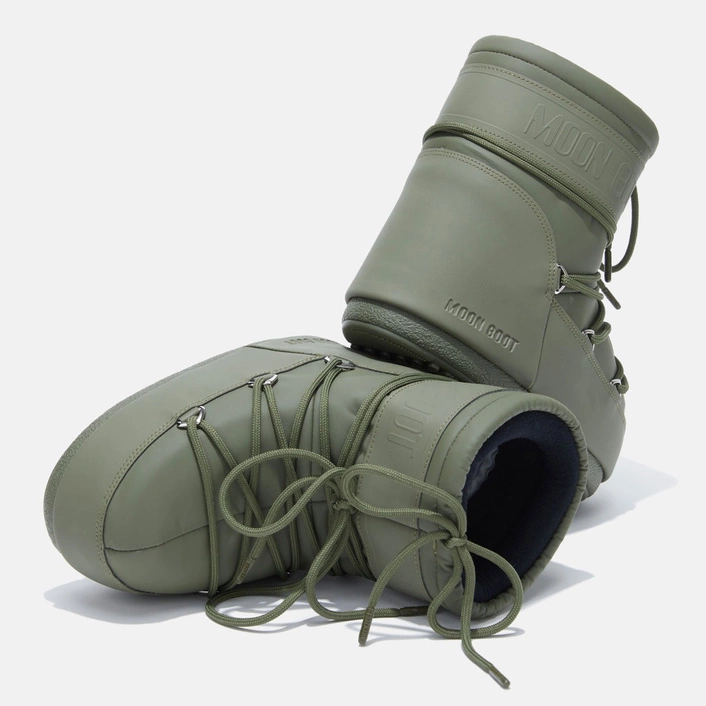 MOON BOOT ICON LOW KHAKI RUBBER