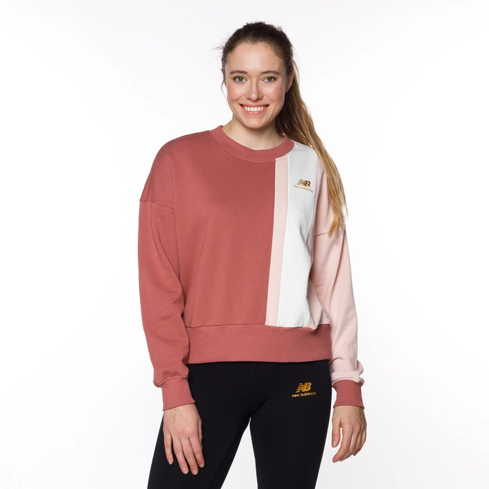 New Balance Women's Athletics Higher Learning Hoodie Pink