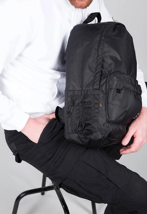 Alpha Industries Crew Backpack BLACK