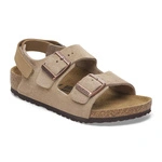 Birkenstock Milano Kids Suede Leather Boys Taupe 1029471 (Narrow)