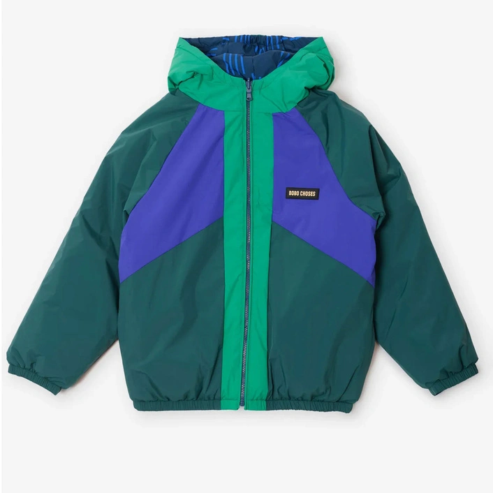 BOBO CHOSES Almost Moiré all over reversible anorak