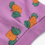 BOBO CHOSES Tangerine all over cropped sweatshirt