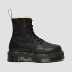 Dr. Martens fur-lined platform boots Jadon Pisa black 25637001