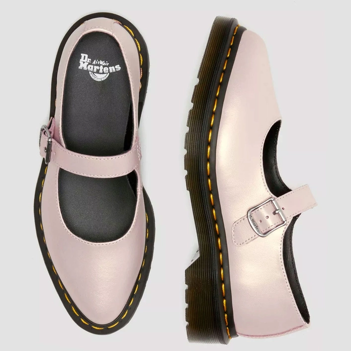 Dr. Martens Mary Jane Ballet Flats Elphie II Women's Pearl Powder Pink 41092650
