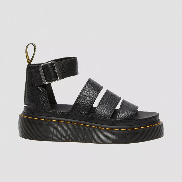 Dr. Martens Clarissa II Quad Milled Nappa Leather Platform Sandals24476001