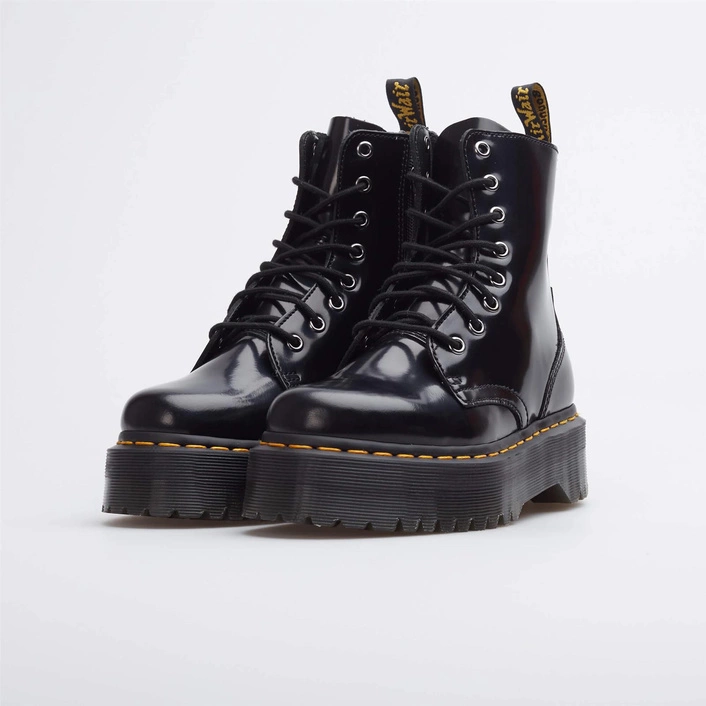 Dr. Martens women's platform boots Jadon Polished Smooth black 15265001