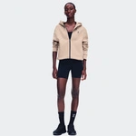 On Women's Focus Tech Zip Hoodie Desert 1WF30370603