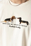 Kaotiko Ivory Puppies Washed T-Shirt