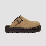 Dr. Martens Platform Mules Zebzag Slingback Suede Light Brown 31737439