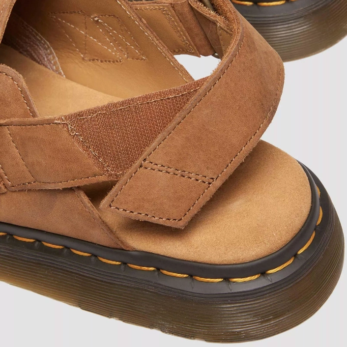 Dr. Martens Sandals Jorge II Nubuck Light Brown 31568200