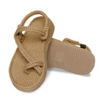Bohonomad Hawaii Platform Rope Sandal - Beige