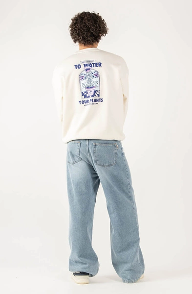 Kaotiko Don't Forget Ivory Sweatshirt AP065-01-G002