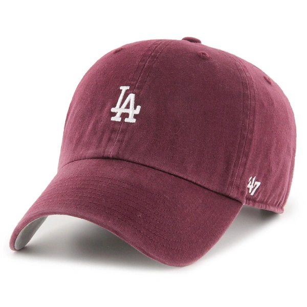 47 Brand Los Angeles Dodgers Dark Maroon BASE Runner 47 Clean Up