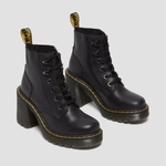 Dr. Martens Jesy Sendal Leather Lace Up Flared Heel Boots 27613001