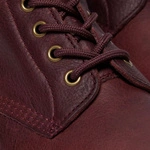 Dr. Martens fur-lined boots 1460 Grizzly cherry red 31873600